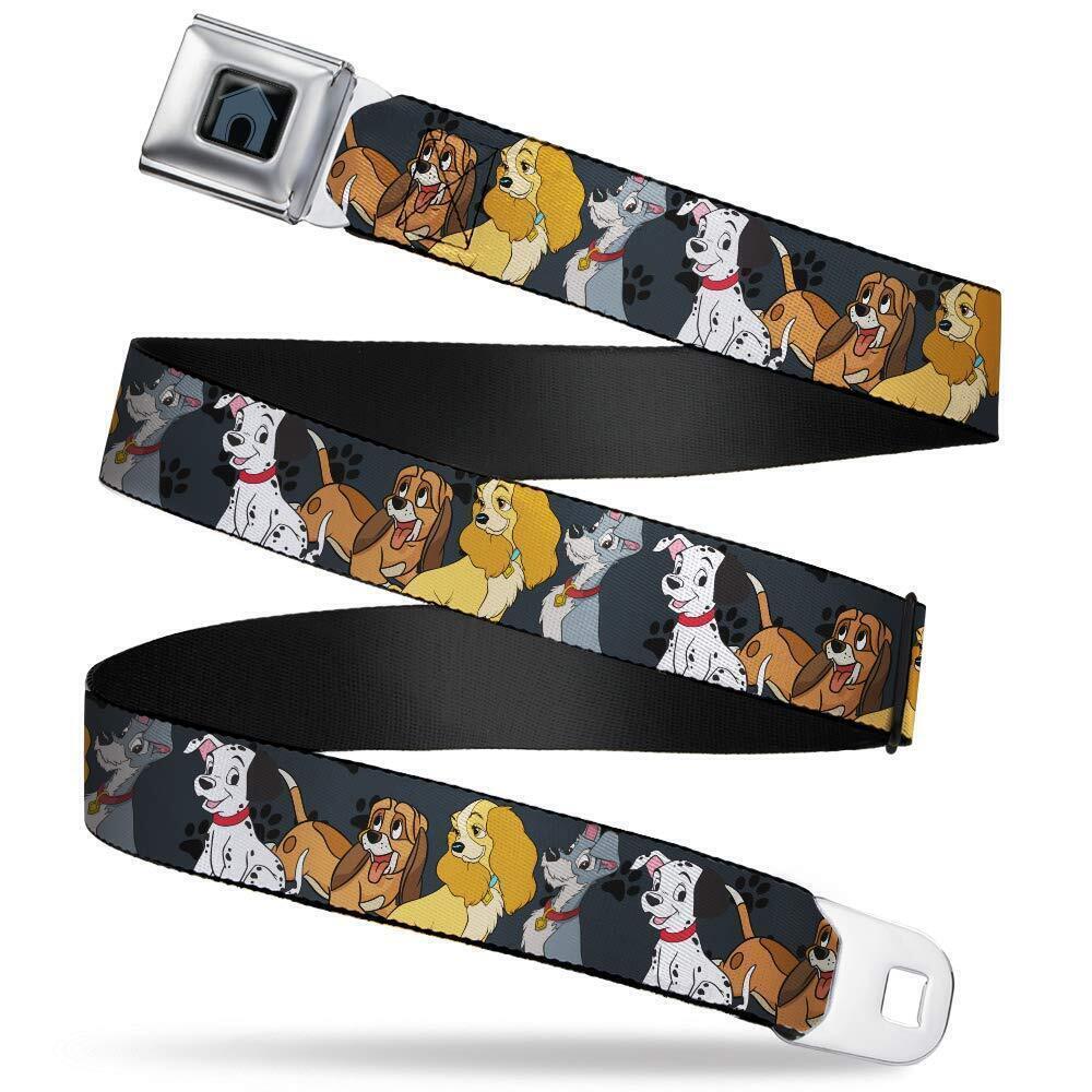 2976 unisex adult Buckle-down Seatbelt Disney Dogs Collection Kids Belt